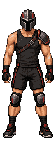 Initiate in starter training gear