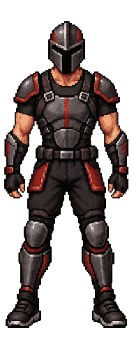 Soldier wearing light armour
